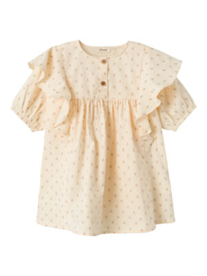 Lil Atelier Famaja Loose Dress - Turtledeove - 92 cm