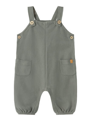 Lil Atelier Kaleo Overall - Pewter - 56 cm