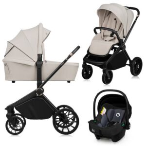 Lionelo MIKA Plus 3-in-1 Duovogn, Beige Sand