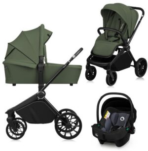 Lionelo MIKA Plus 3-in-1 Duovogn, Green Olive