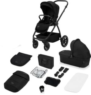 Lionelo Meril 2-in-1 Duovogn, Black Onyx