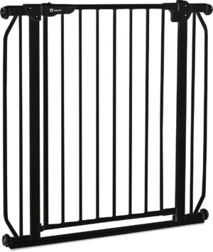 Lionelo Truus Slim Sikkerhedsgitter, Black Onyx, Børnegitter