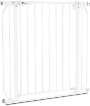 Lionelo Truus Slim Sikkerhedsgitter, White, Børnegitter