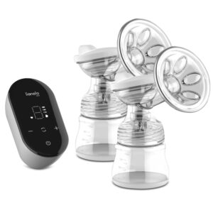 Lionelo Twee Go Elektrisk Dobbelt Brystpumpe, Grey Concrete