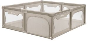 Lionelo WILLOW XL Kravlegård til Barn & Baby, Beige Sand