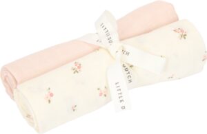 Little Dutch Fairy Blossom & Blossom Tæpper/ Stofbleer i Musselin 2-pak, Hvid