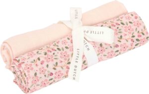 Little Dutch Fairy Blossom & Blossom Tæpper/ Stofbleer i Musselin 2-pak, Pink