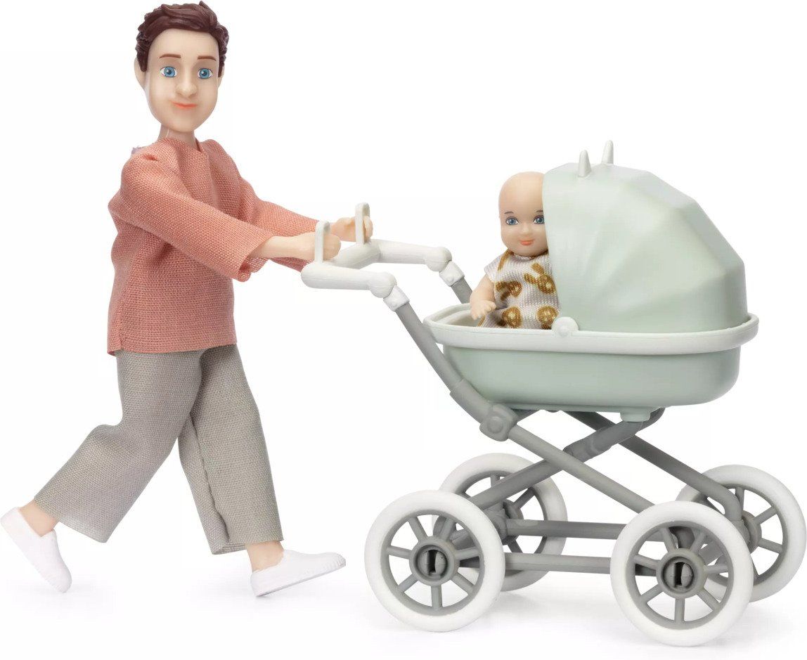 Lundby Dukke m. Baby & Vogn Lundby Dukke m. Baby & Vogn