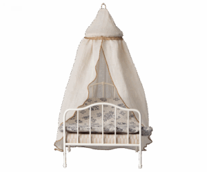 Maileg Miniature Sengehimmel - Creme