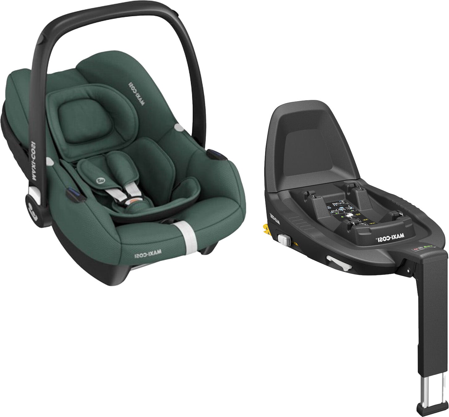 Maxi-Cosi Cabriofix I-Size Autostol Baby inkl. FamilyFix 3 Base, Essential Green Maxi-Cosi Cabriofix I-Size Autostol Baby inkl. FamilyFix 3 Base, Essential Green