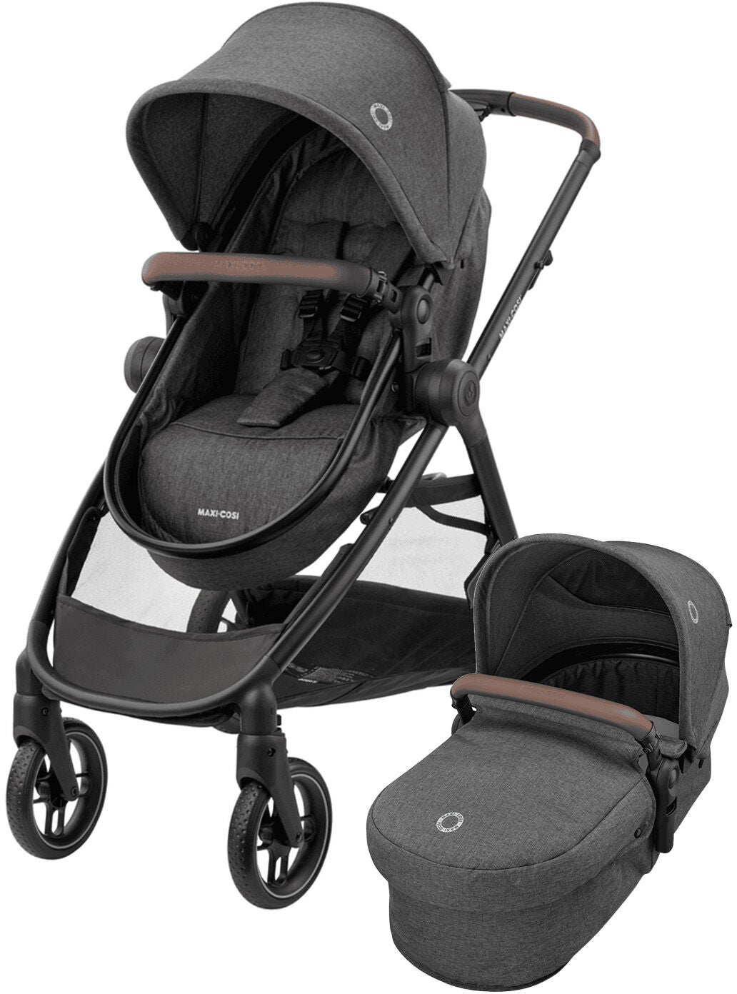 Maxi-Cosi Cosi Zelia S Trio Duovogn 2-in-1, Dark Grey Maxi-Cosi Cosi Zelia S Trio Duovogn 2-in-1, Dark Grey