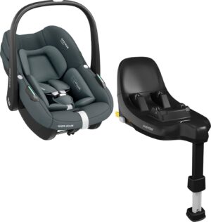Maxi-Cosi Pebble S Autostol Baby inkl. FamilyFix S Base, Tonal Graphite