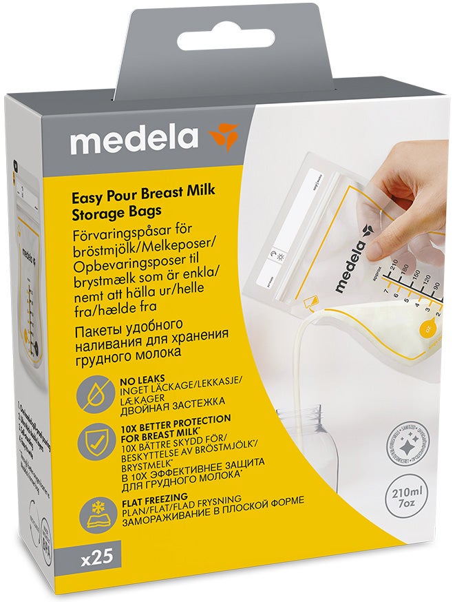 Medela Easy Pour Modermælksposer 25-Pak Medela Easy Pour Modermælksposer 25-Pak