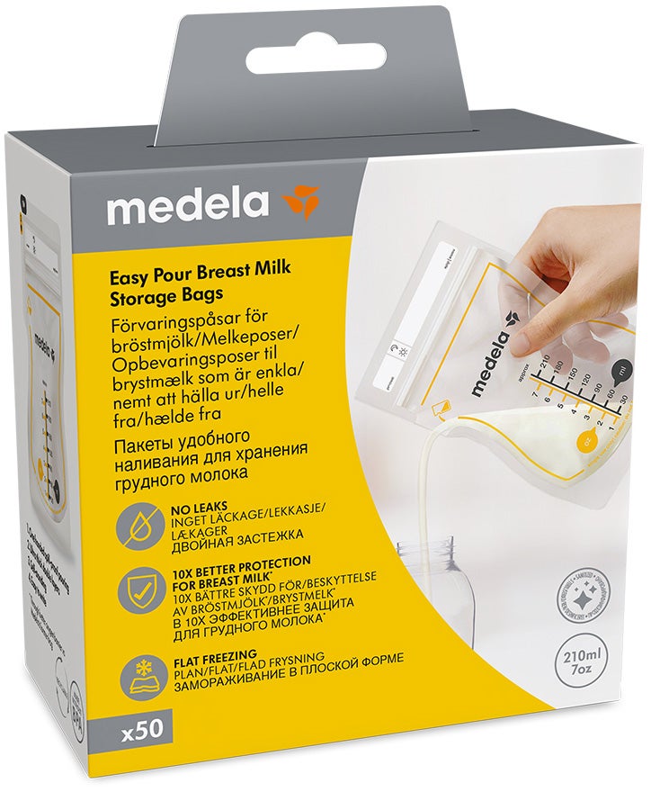 Medela Easy Pour Modermælksposer 50-Pak Medela Easy Pour Modermælksposer 50-Pak