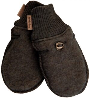 Mikk-Line Luffer Uld Dark Brown Melange