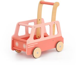 Moover Toys Gåvogn School Bus, Pink
