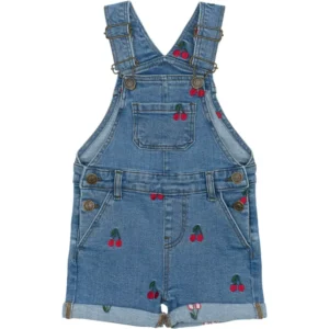 Nayla Kort Denim Dungarees - LBLUEDENIM - 92