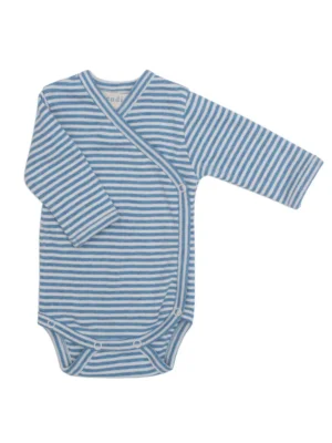 Nyfødt Slå-om Body - AZURSTRIPE - 50