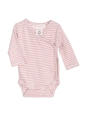 Nyfødt Slå-om Body - CLAYSTRIPE - 62