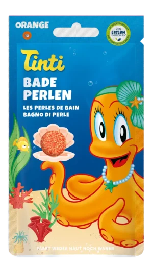 Orange badeperler med duft
