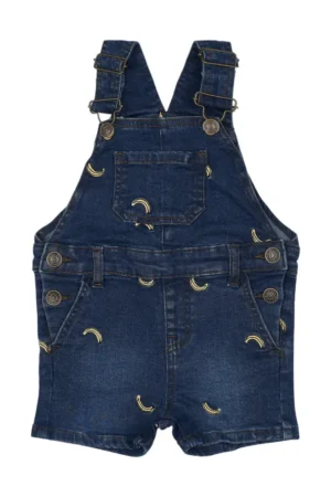 Otis Short Denim Dungarees - BLUE DENIM - 98