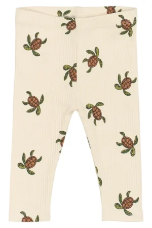 Owen Rib Leggings - WHITE SWAN - 86
