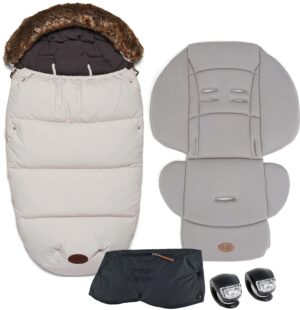 Petite Chérie Vintersæt til Vogn, Light Grey