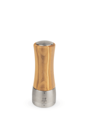 Peugeot Madras U Select Z saltkværn rustfrit stål/oliventræ 16 cm
