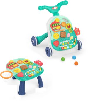 PlayGro 2-in-1 Gåvogn & Aktivitetsbord 20 Måneder