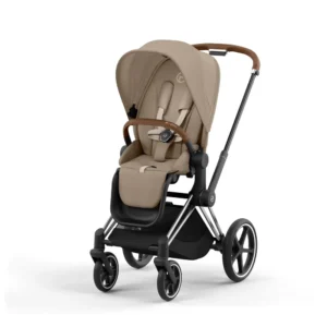 Priam klapvogn - cozy beige/chrome brown