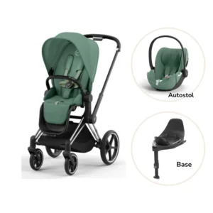Priam klapvogn inkl. cloud T og base - leaf green/chrome black
