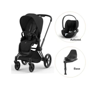 Priam klapvogn inkl. cloud T og base - sepia black/matt black