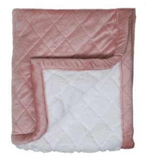 Rätt Start Kviltet Tæppe, Dusty Pink
