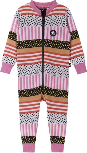 Reima Moomin Delvis Ulddragt, Mauve Pink, 80