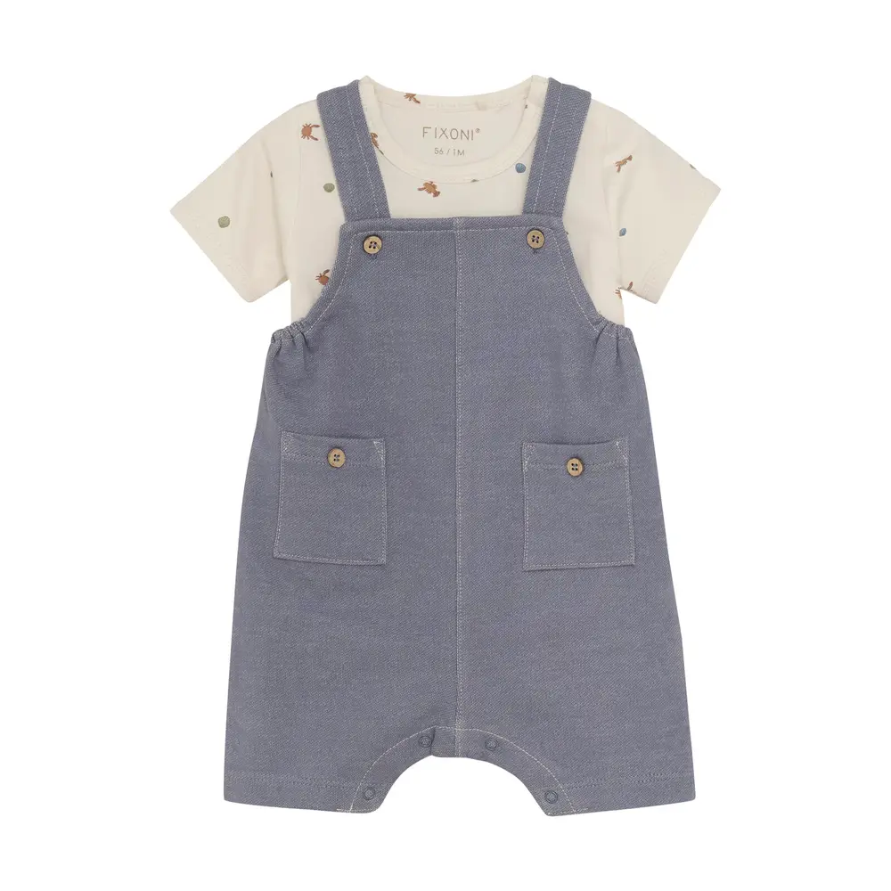 Sæt m. Body & Romper Sweat - 7912 - 80 Sæt m. Body & Romper Sweat - 7912 - 80
