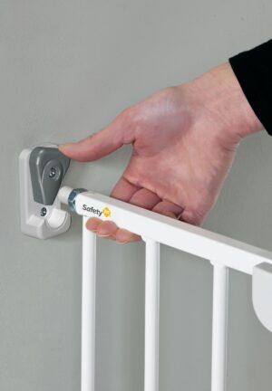 Safety 1st Wall Fix Extending Sikkerhedsgitter Metal, White, Børnegitter