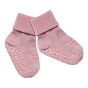 Skridsikre Strømper - Merino Uld - Rose blush - 17/19