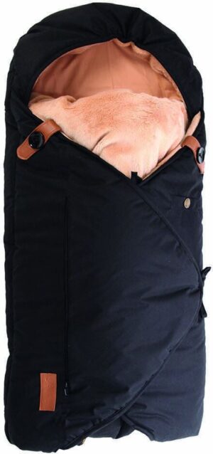 Sleepbag Mini Vinterkørepose, Black/Brown