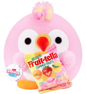 Snackles Bamse - 35 cm - Papegøjen Sally m. Fruit-Tella