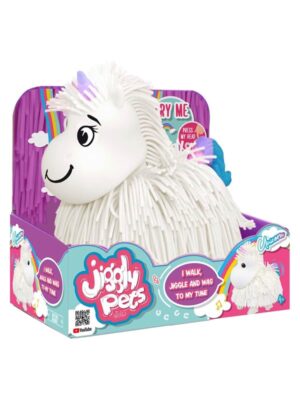 Spectron - Jiggly Pets Electronic Walking Unicorn White