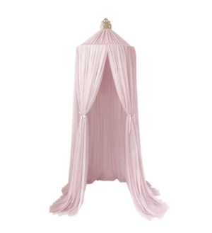 Spinkie Sengehimmel Dreamy Pale Rose - Guld krone