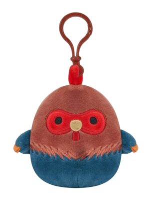Squishmallows Brown and Blue Rooster - 9 cm P15 Clip On