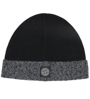 Stone Island Hue - Uld/Viskose - Sort