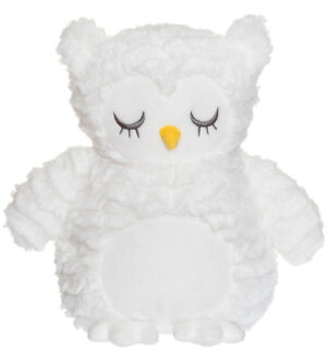 Teddykompaniet Varmepude - Ugle - Hvid - 23 cm