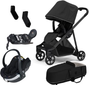 Thule Shine Duovogn inkl. BeSafe iZi Go Modular X2 & Base, Black/Black