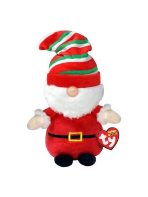 Ty Beanie Boo's Christmas Gnome Gnewman Santa 15cm