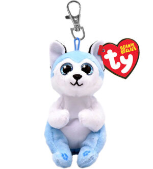 Ty Nøglering m. Bamse - Beanie Bellies - 10 cm - Thunder