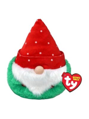 Ty Teeny Puffies Christmas Gnome Topsy 10cm