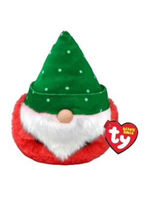 Ty Teeny Puffies Christmas Gnome Turvey 10cm