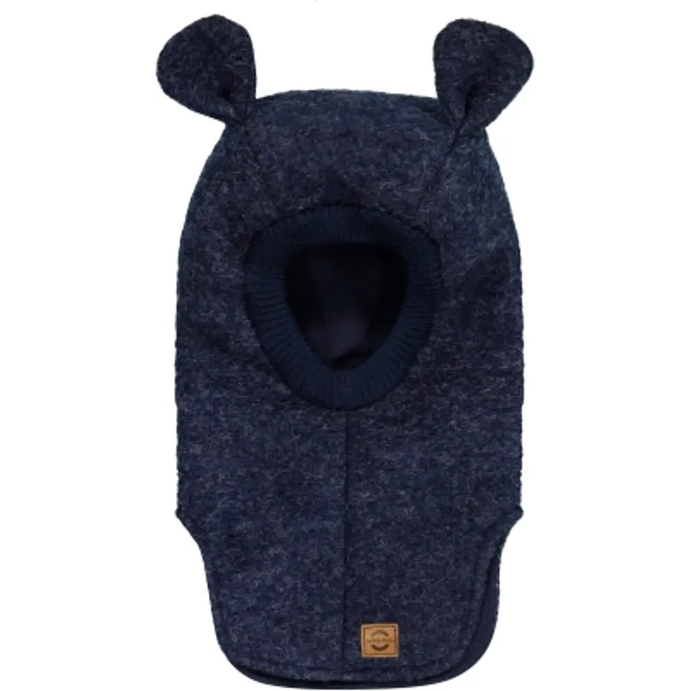 Uld Balaclava w Strik - BLUE NIGHTS - 50/56 Uld Balaclava w Strik - BLUE NIGHTS - 50/56